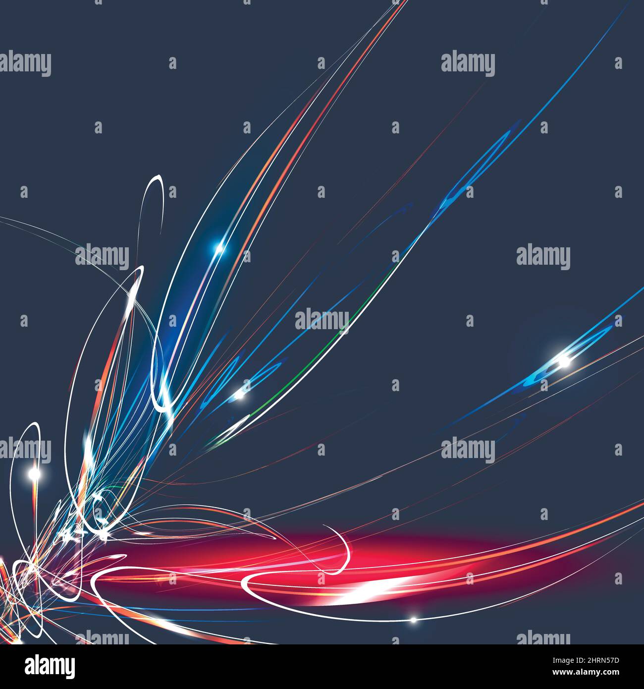 Forma astratta vettoriale. Concetto di effetto di bagliore Illustrazione Vettoriale