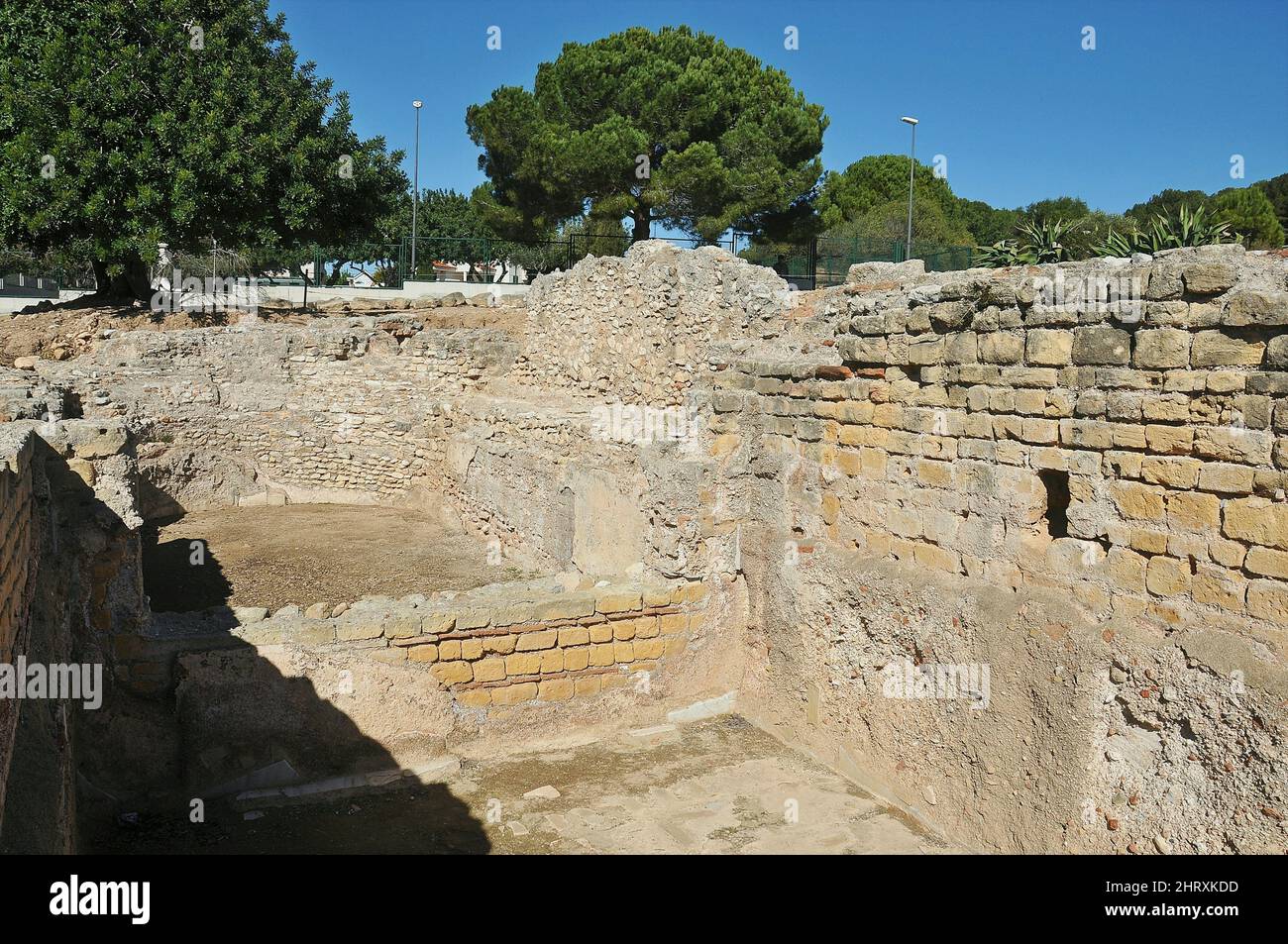 Villa romana di Els Munts in Altafulla in provincia di Tarragona, Catalogna, Spagna Foto Stock