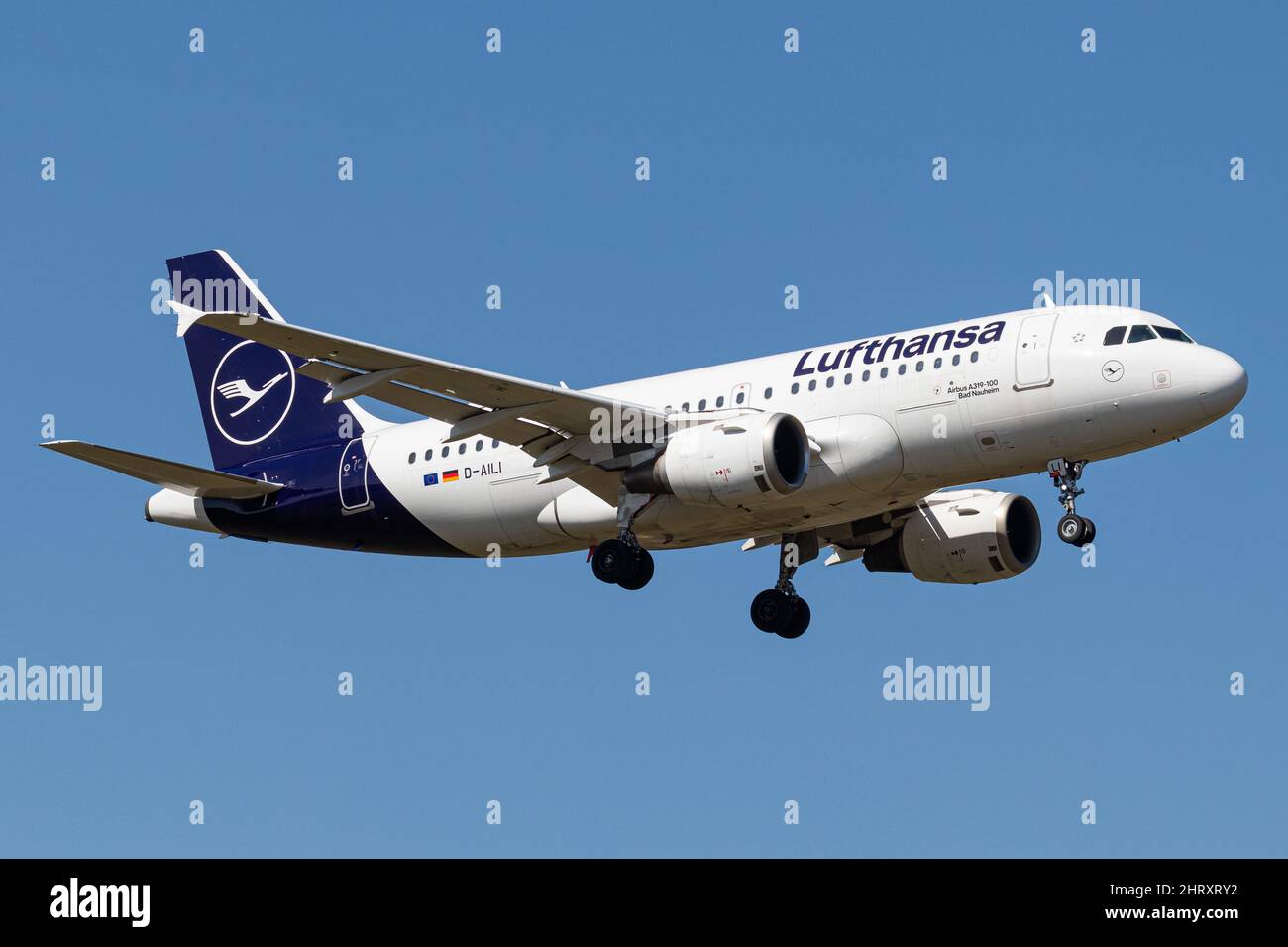 Lufthansa Airbus A319-114 D-AILI Foto Stock