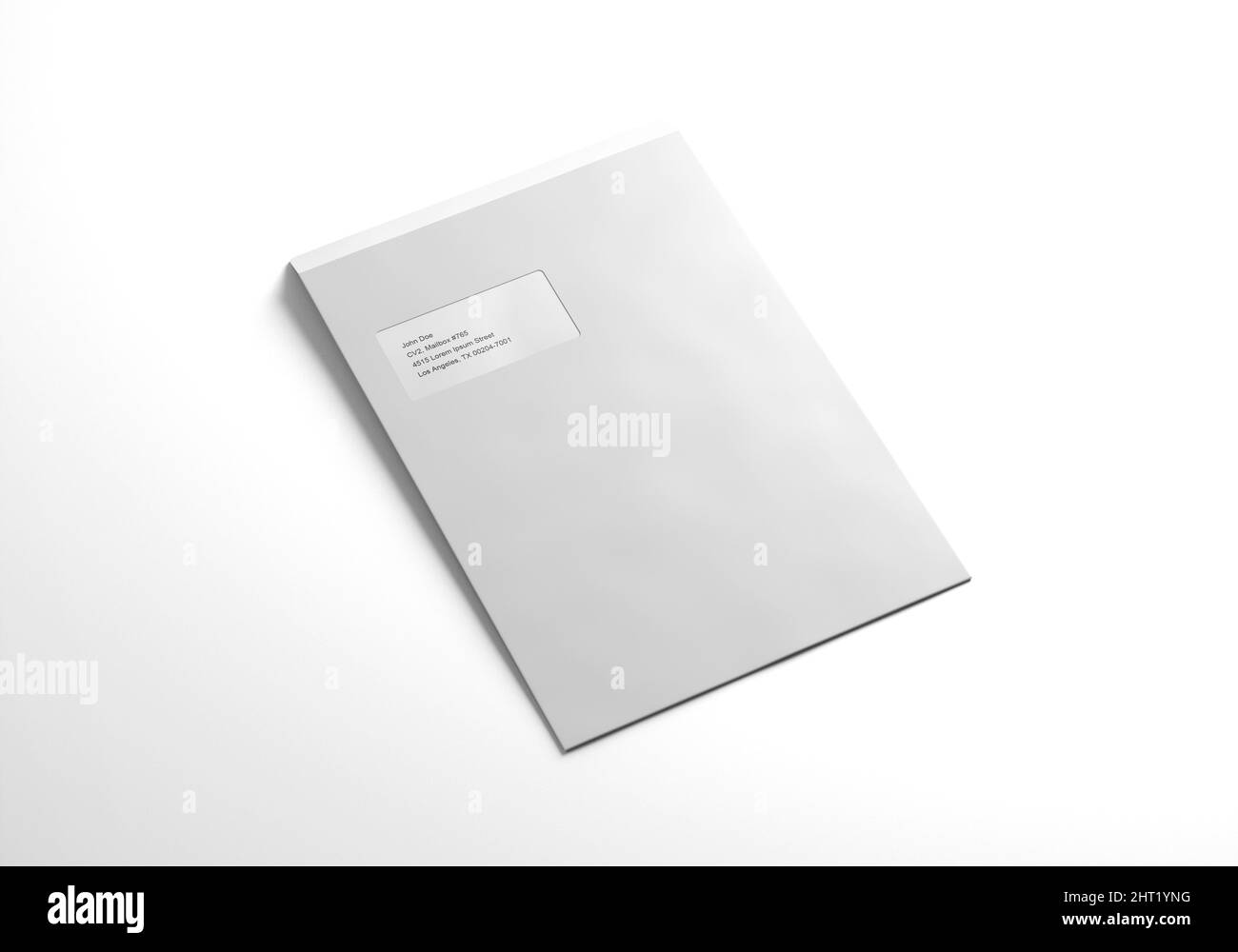 Busta C4 Mockup 3D rendering Foto Stock