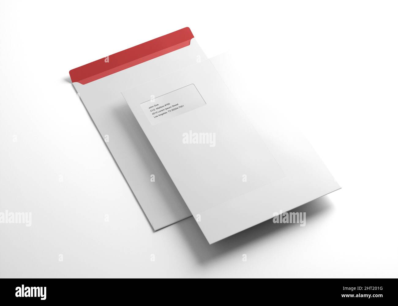 Busta C4 Mockup 3D rendering Foto Stock