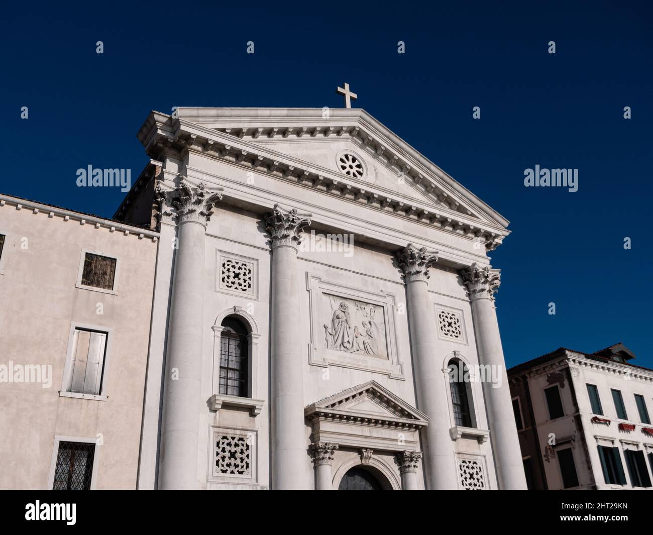 Chiesa Santa Maria della Pieta o della Visitazione nel Castello di Venezia Foto Stock