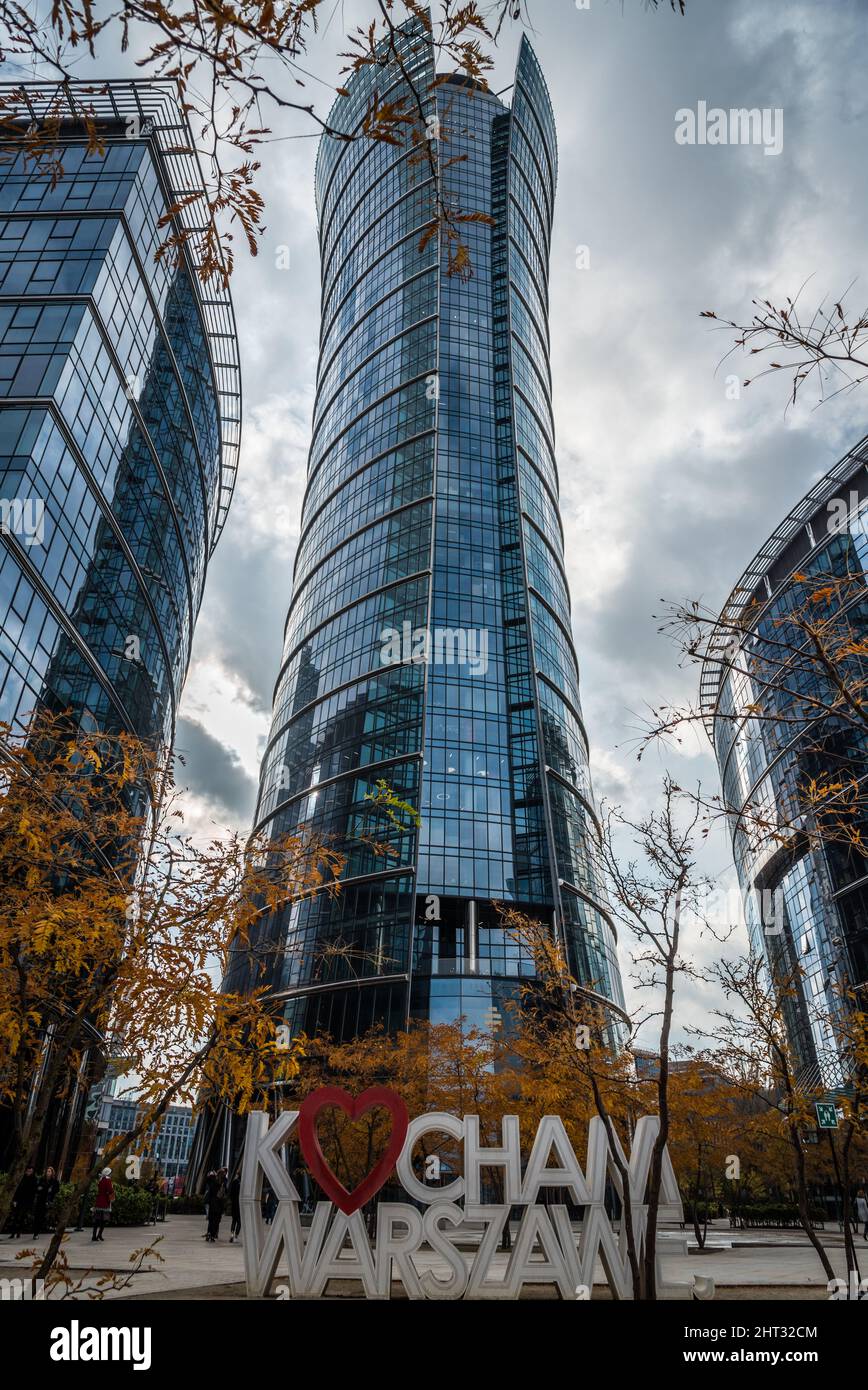 Guglia di Varsavia Foto Stock