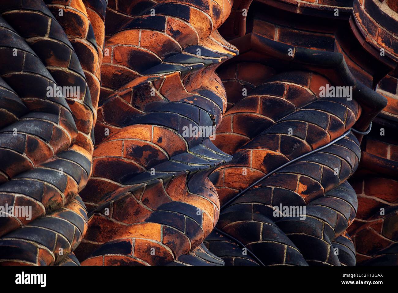 Wightwick Manor e giardini attrazioni a Wolverhampton Foto Stock