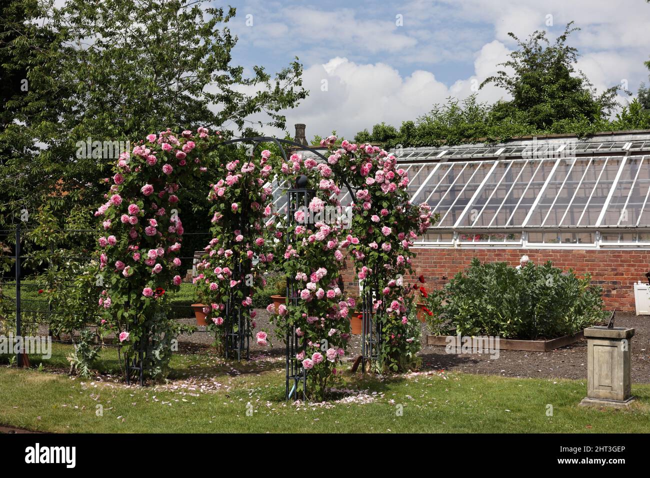 Wightwick Manor e giardini attrazioni a Wolverhampton Foto Stock