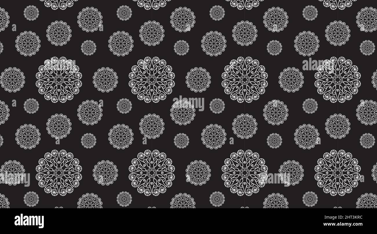 Astratto sfondo floreale senza cuciture, motivo per il packaging Holiday. Illustrazione vettoriale Illustrazione Vettoriale