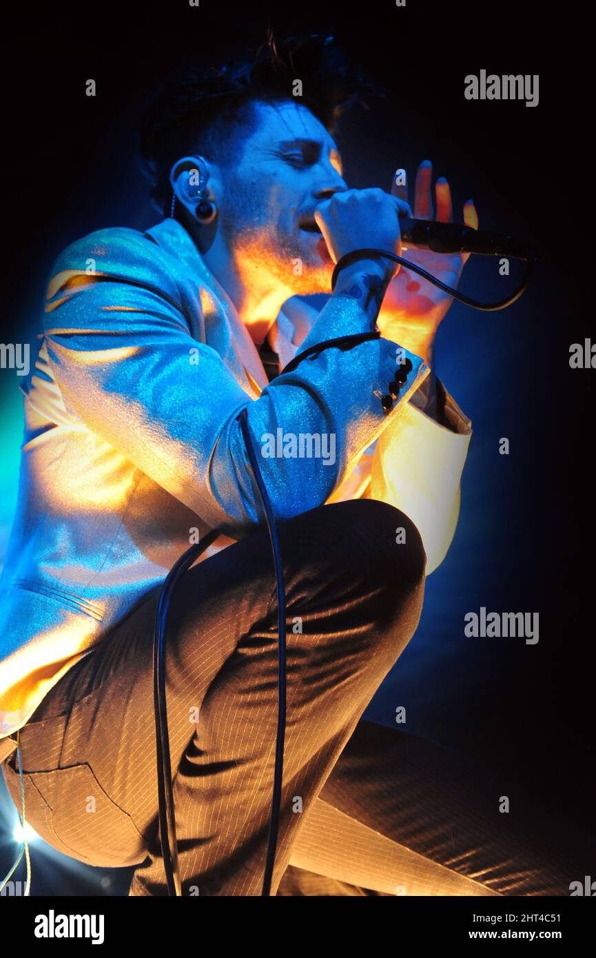 Davey Havok, AFI live in concerto presso la Birmingham O2 Academy, 2010, UK tour Foto Stock