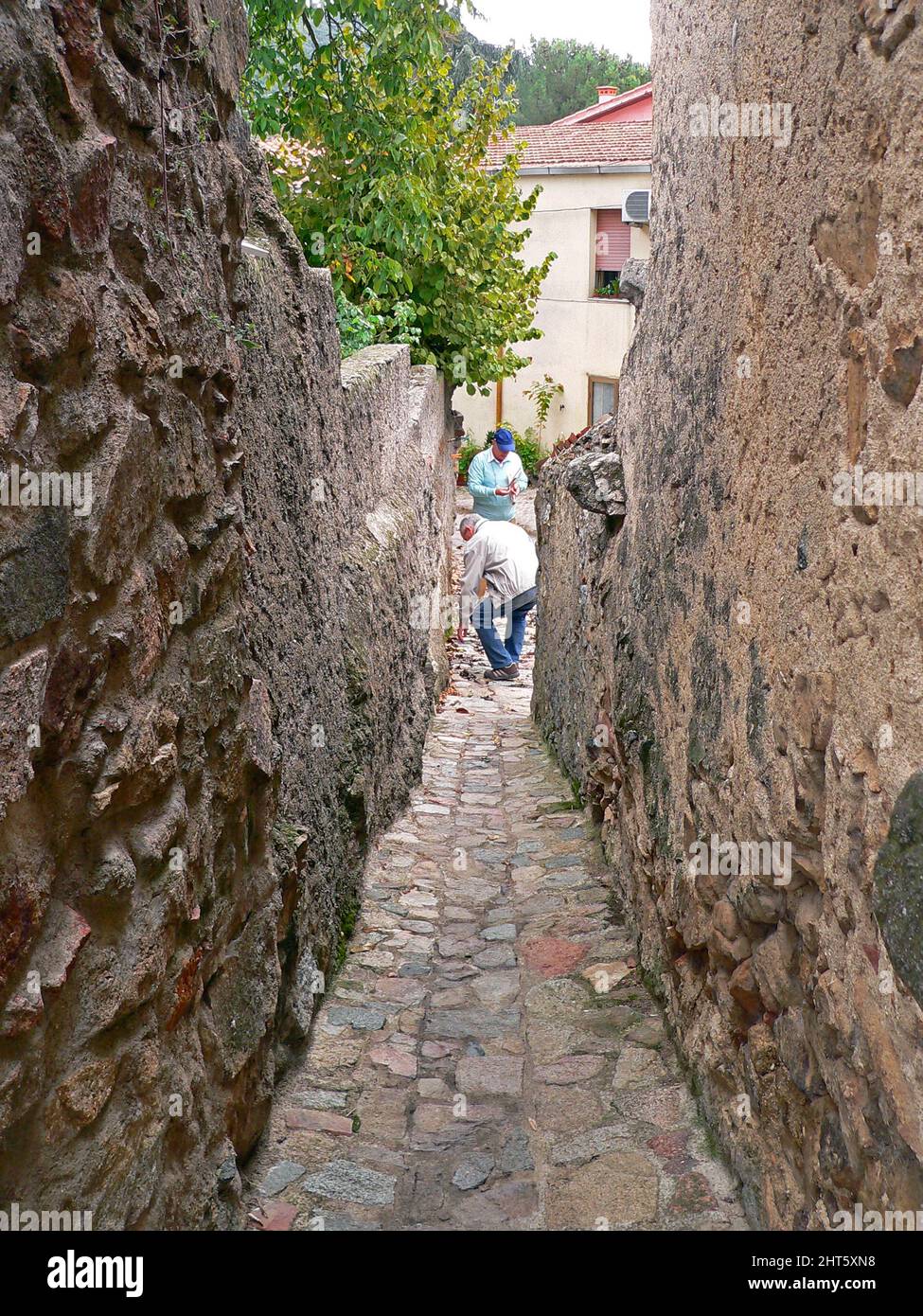 Sorgono, Sardegna, Italia. Centro storico Foto Stock
