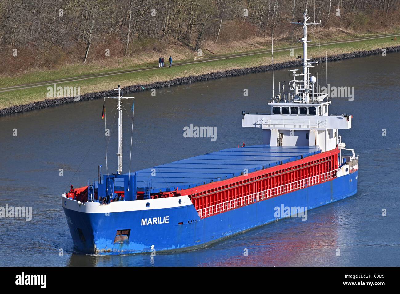 Generale Cargo nave MARILIE Foto Stock