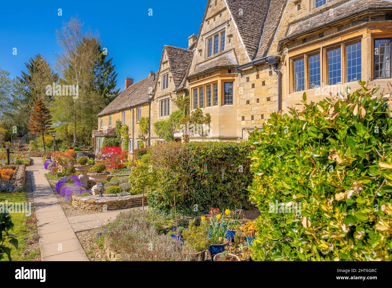 Bourton sulle case d'acqua Foto Stock