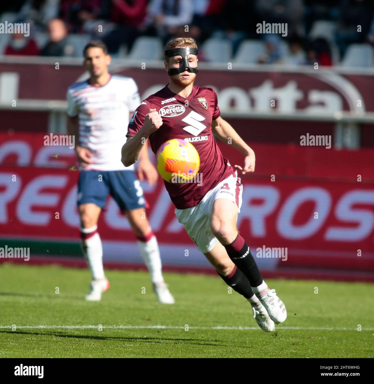 Tommaso Pobega del Torino FC durante il campionato italiano Serie A partita di calcio tra Torino FC e Cagliari Calcio il 27 febbraio 2022 allo Stadio Olimpico Grande Torino, a Torino Foto Stock