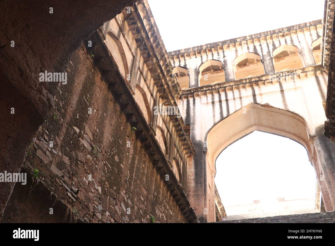 vecchio luogo di architettura indiana tempo. Foto Stock