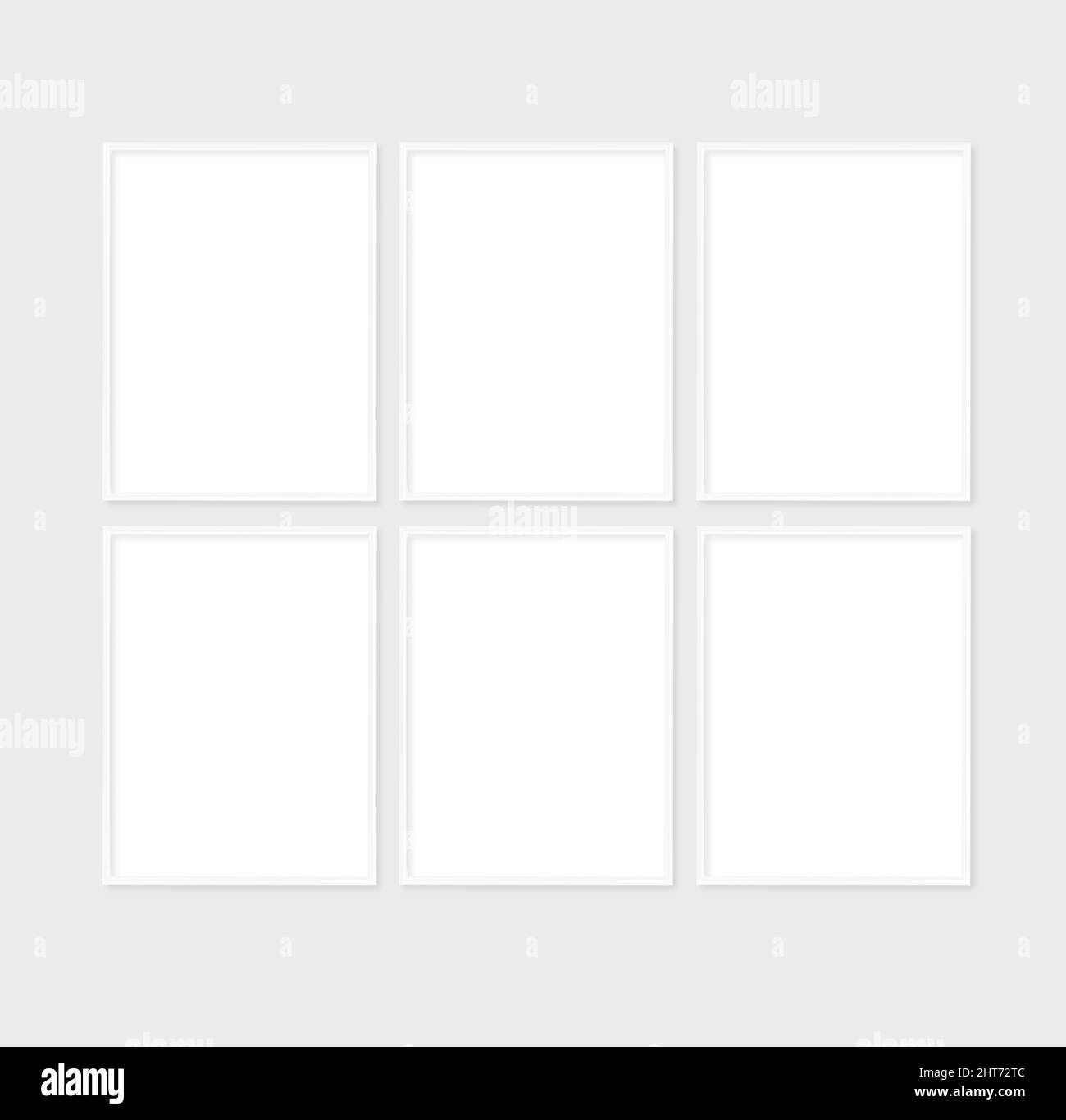 Il layout del set di 6 fotogrammi è 3x4, 30x40. Layout con cornice bianca  6. Pulito, moderno, minimalista, luminoso. Verticale. Verticale Foto stock  - Alamy