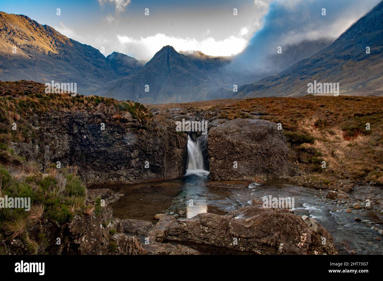 Bellissime piscine Skye Fairy. Foto Stock