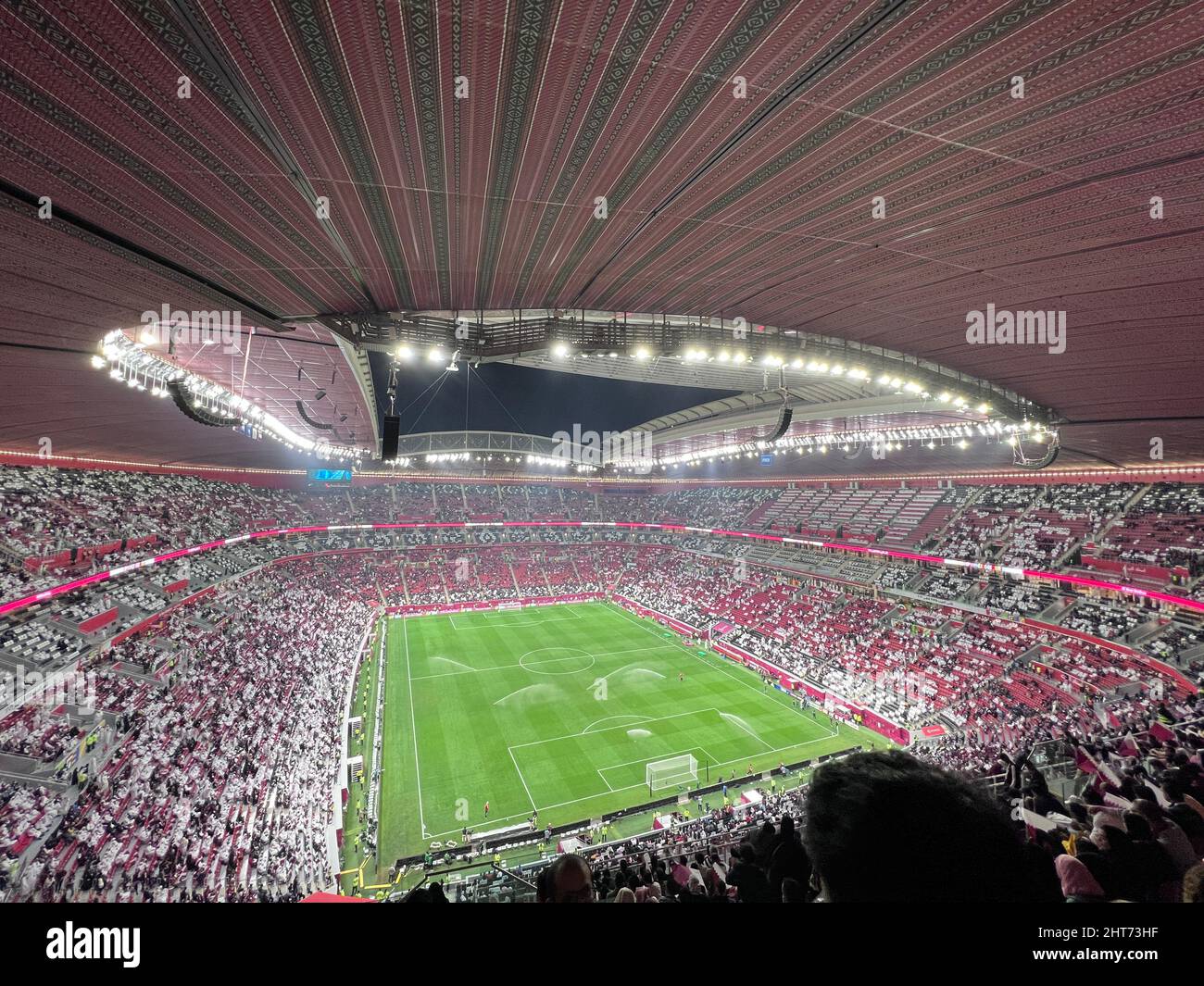 Al Bait Stadium al khor ospiterà la Coppa del mondo FIFA Qatar 2022. Foto Stock