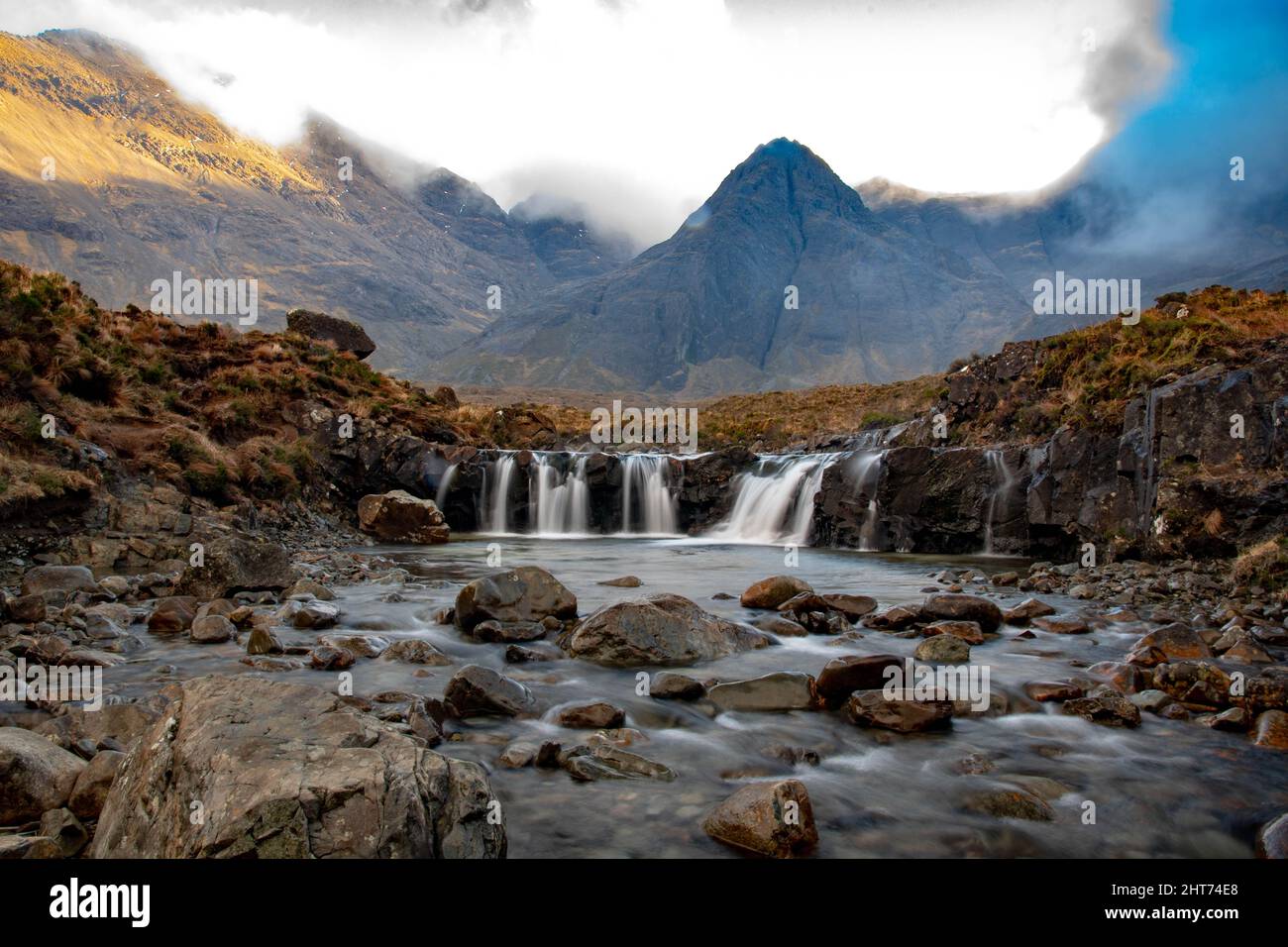 Bellissime piscine Skye Fairy. Foto Stock