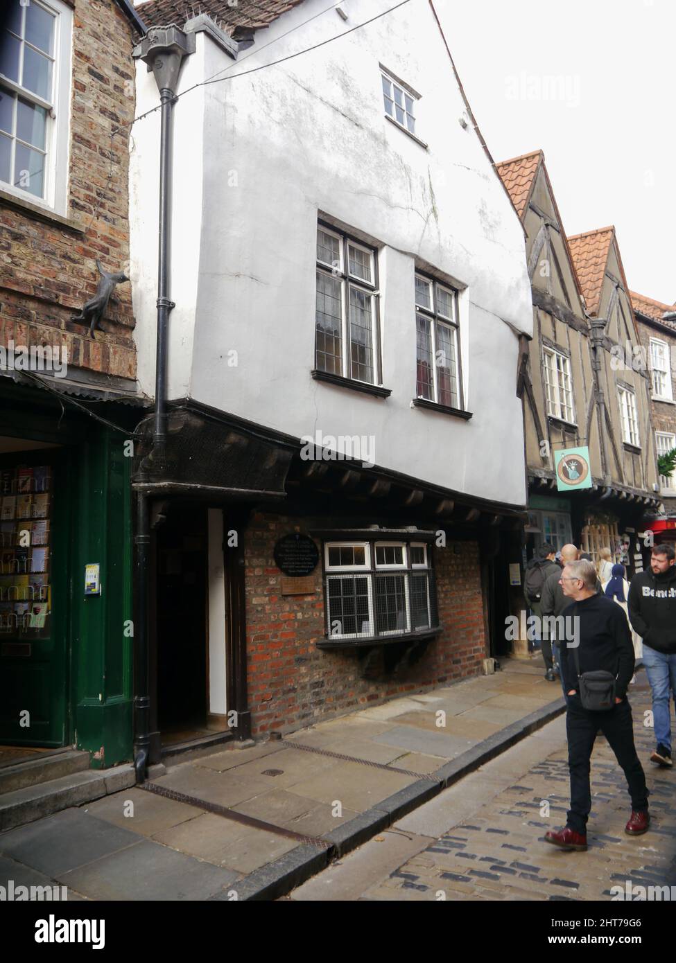 St Margaret Clitherow's Shrine in the Shambles, York, Inghilterra, Regno Unito, Foto Stock