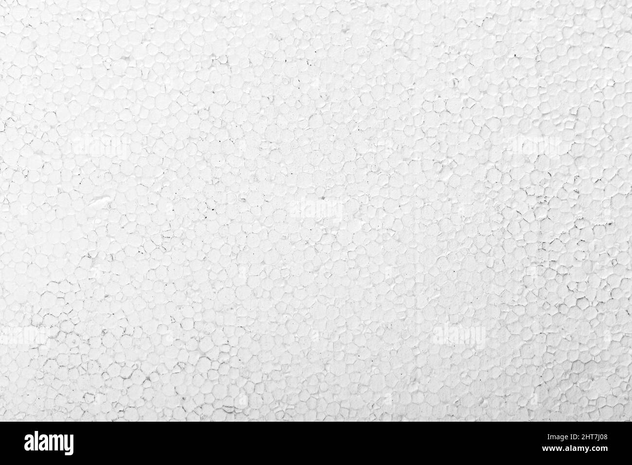 Foto astratta della texture close up dello sfondo compresso bianco di styrofoam. Foto Stock