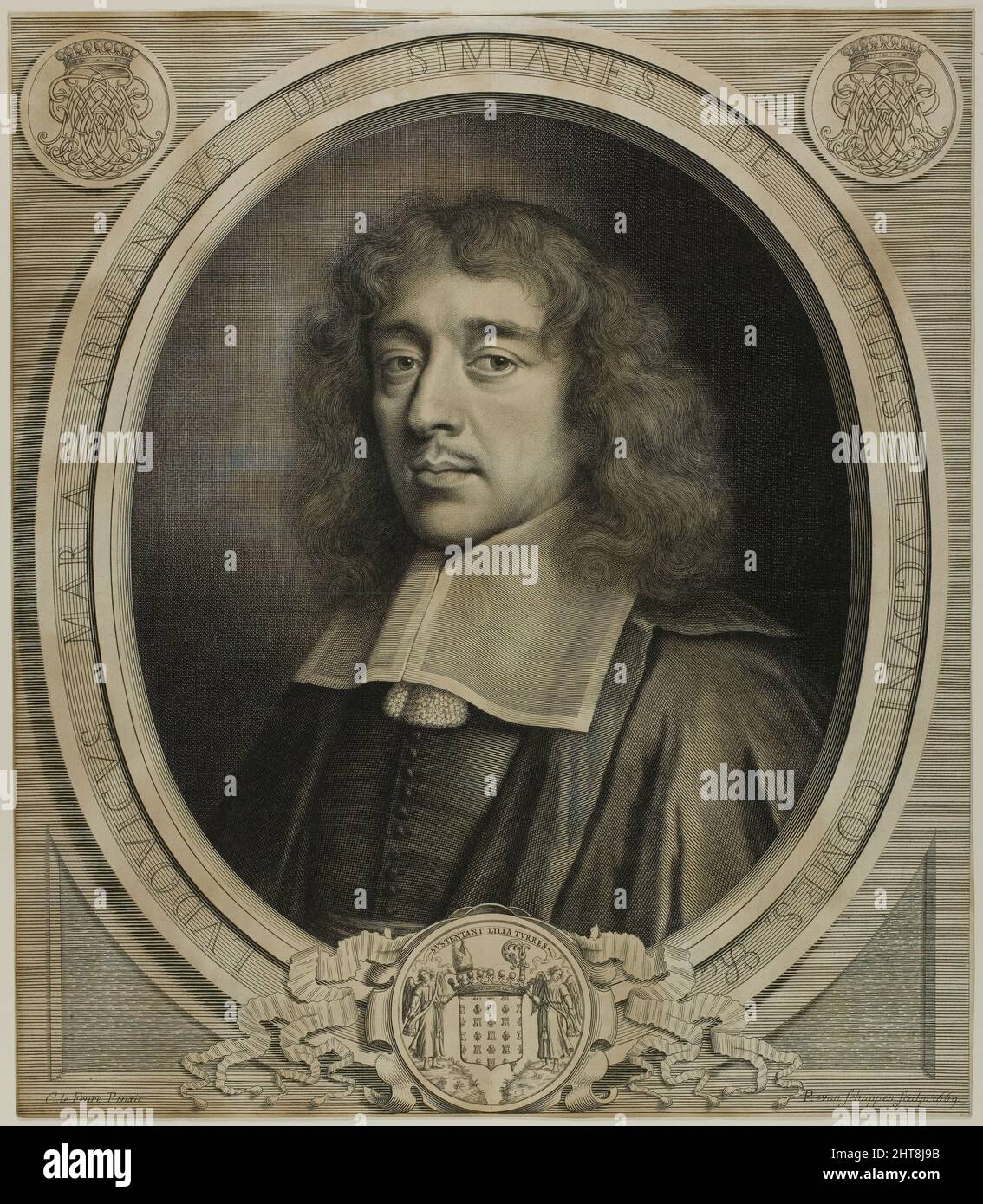 Louis-Marie-Armand de Simianes de Gordes, 1669. Foto Stock