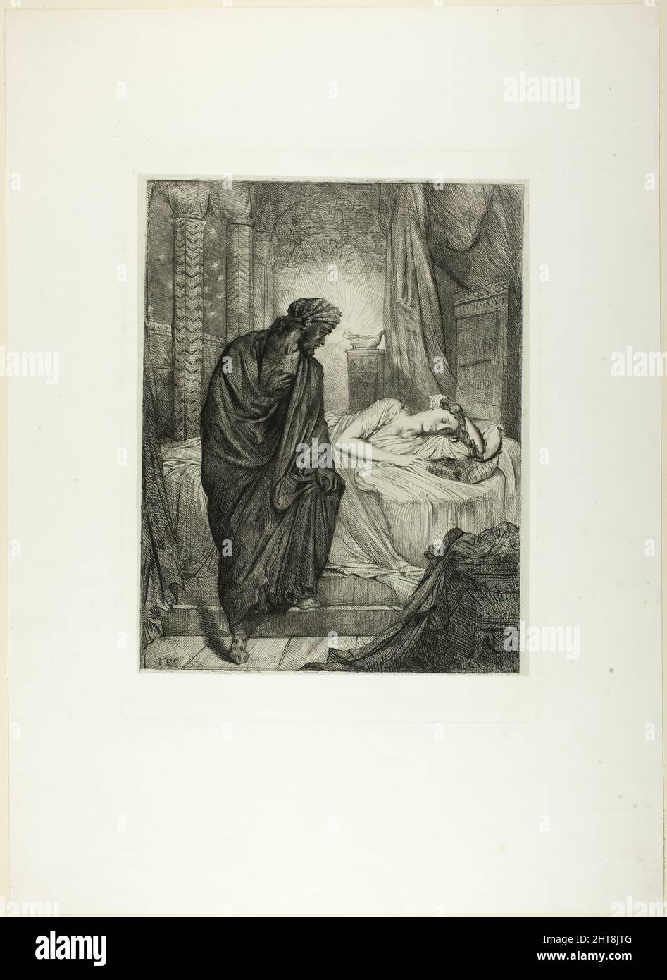 Eppure deve morire, piatto undici da Othello, 1844. Foto Stock
