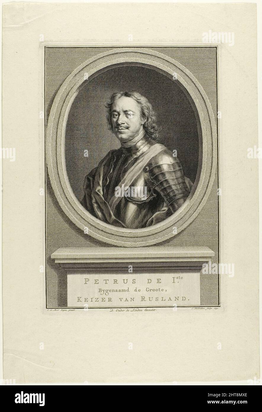 Pietro i di Russia, 1752. Foto Stock