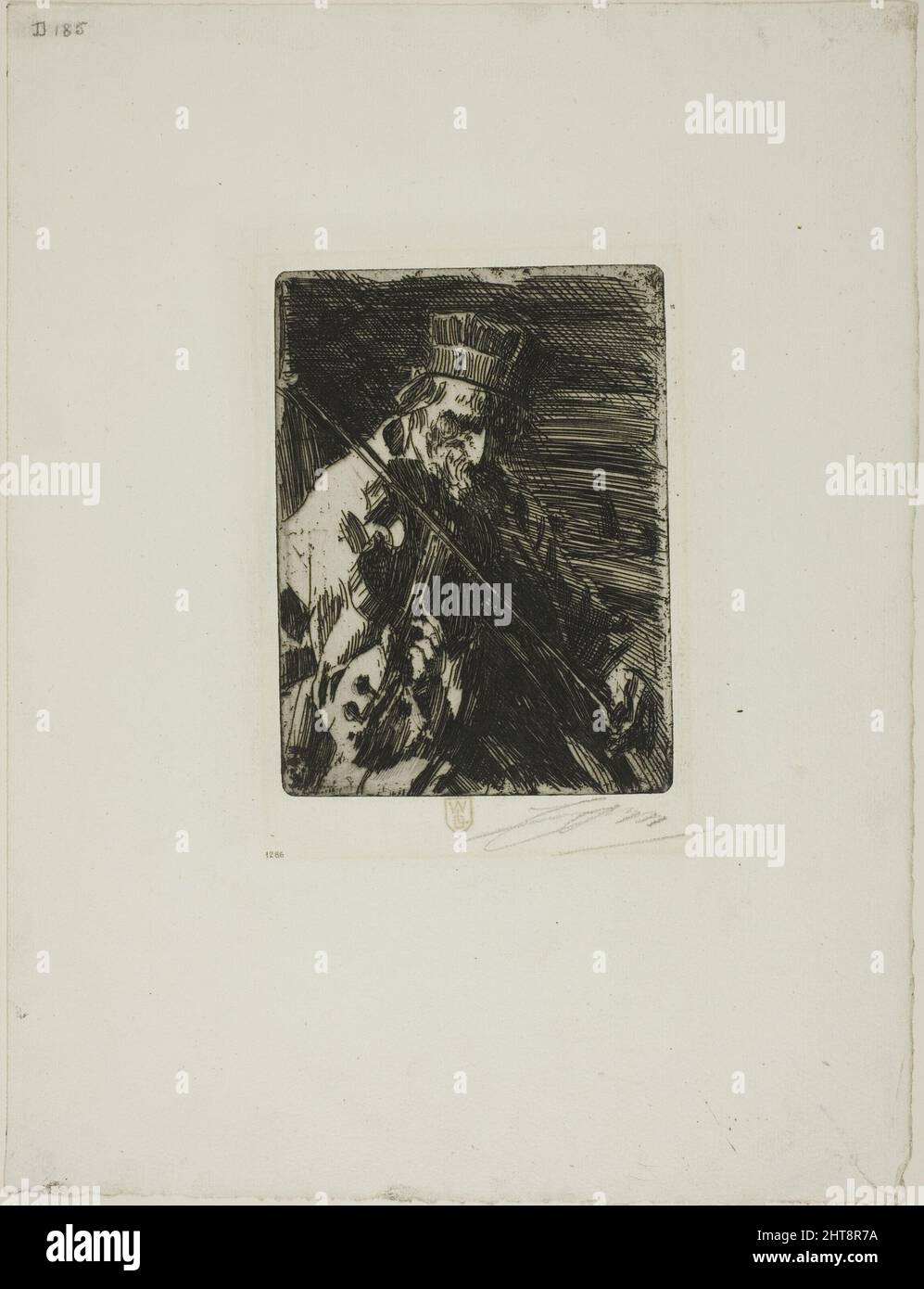 Village violinista, 1904. Foto Stock