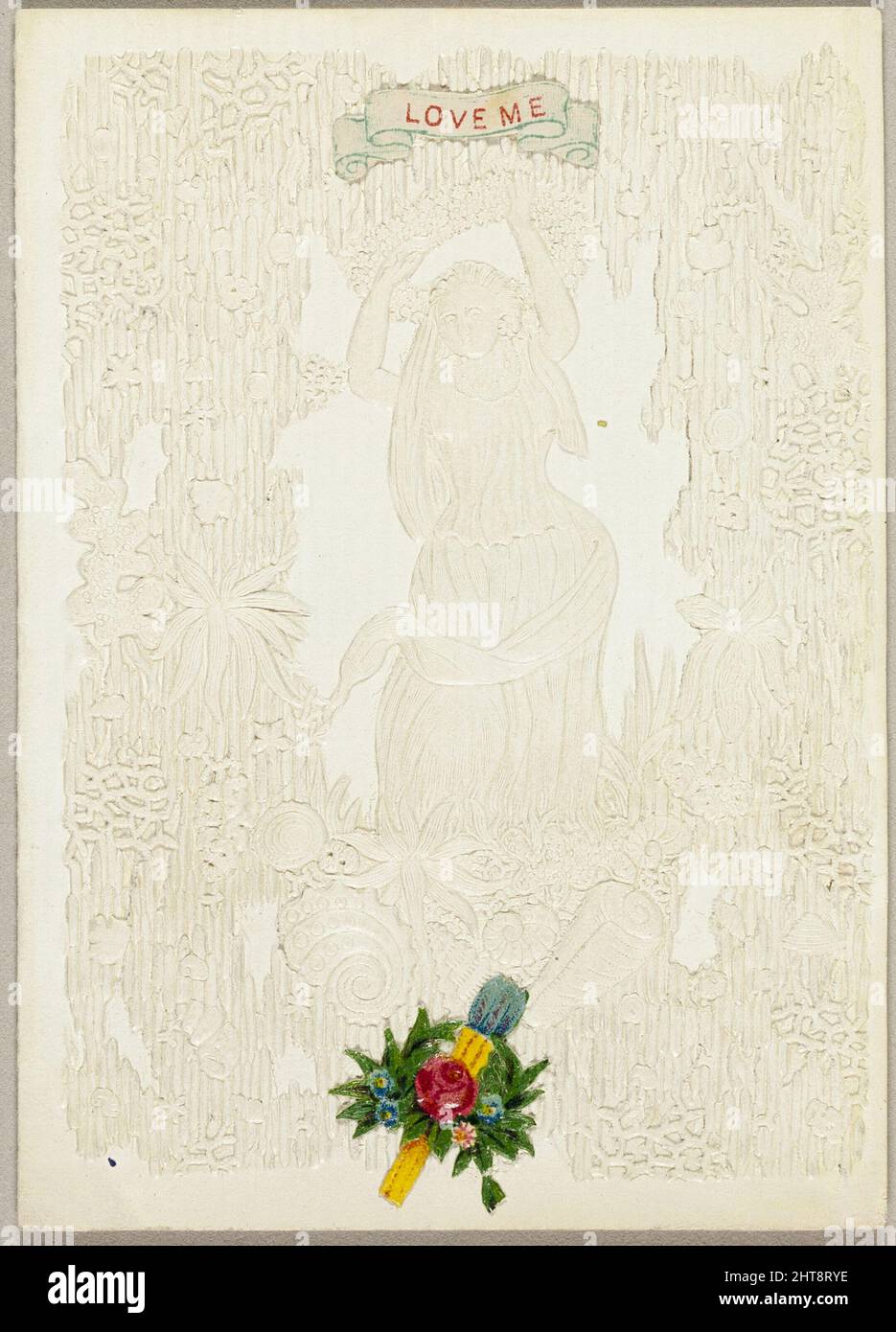 Love Me (San Valentino), 1860/70. Foto Stock