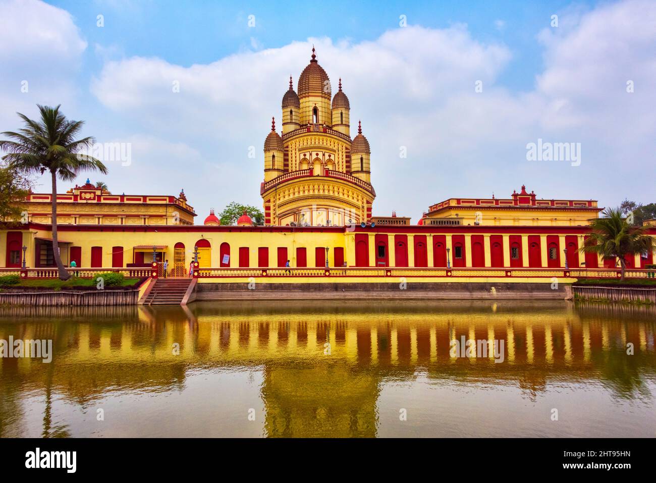 Dakshineswar Kali Temple, Calcutta, West Bengal, India Foto Stock