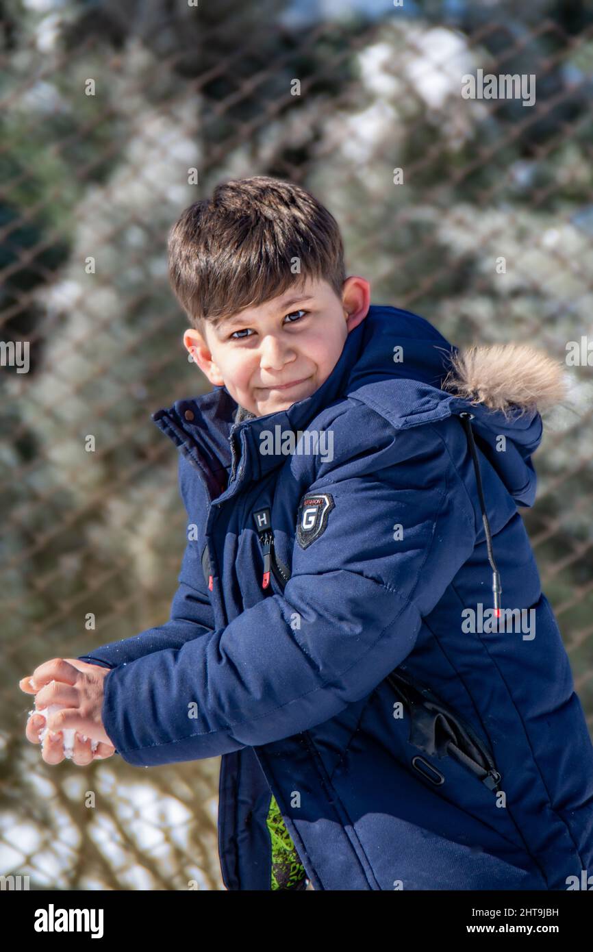 Il bambino cerca vendetta genitorialità creativa di genere Foto Stock