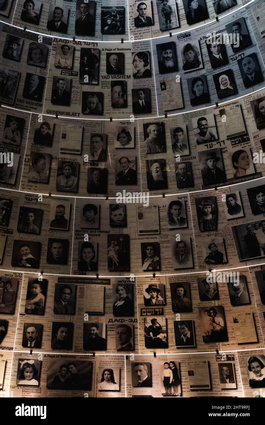 Primo piano di alcune immagini diverse in Israele per mostrare come è la vita Foto Stock