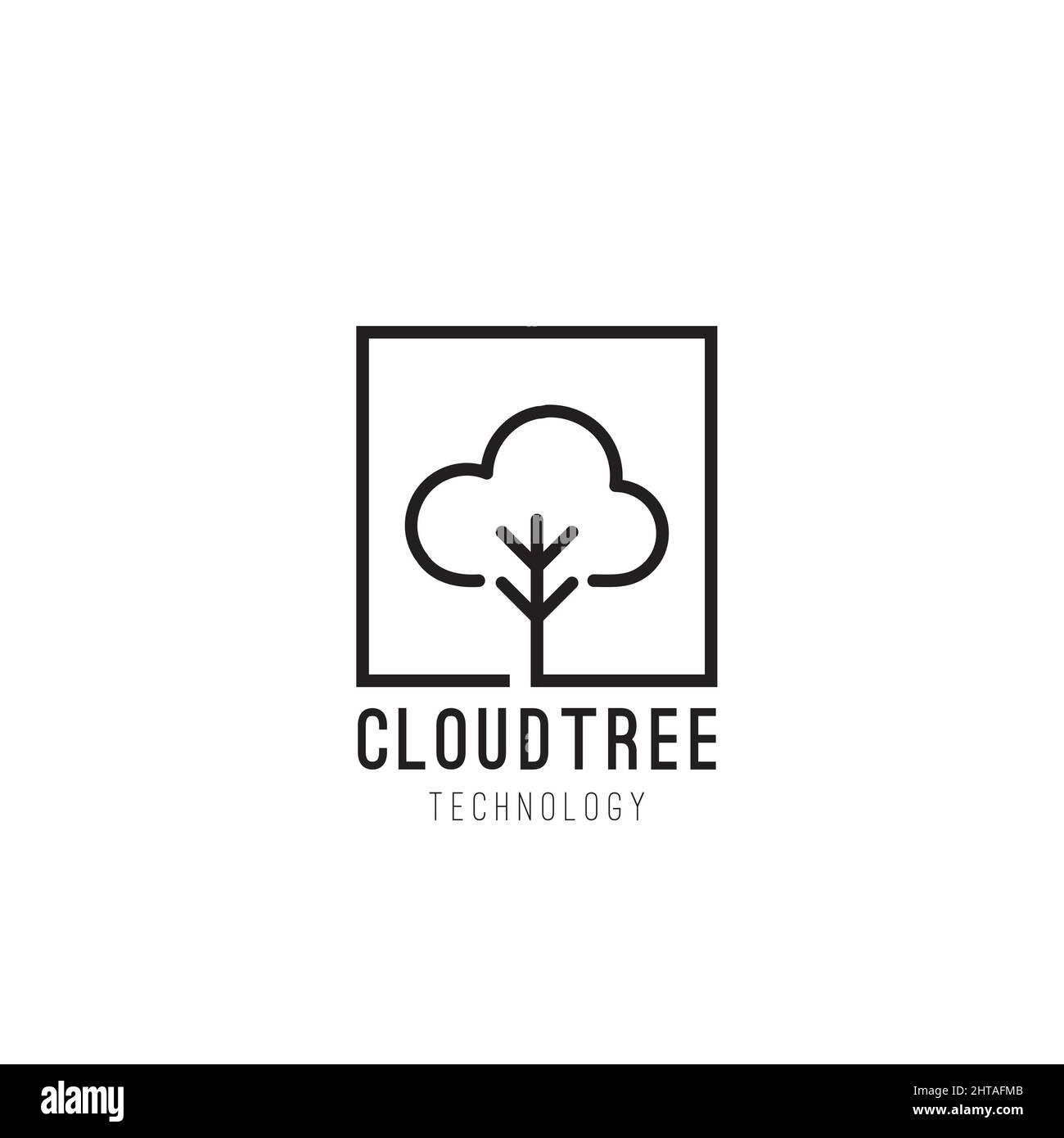 Modello vettoriale dell'icona di disegno del logo della struttura cloud Illustrazione Vettoriale