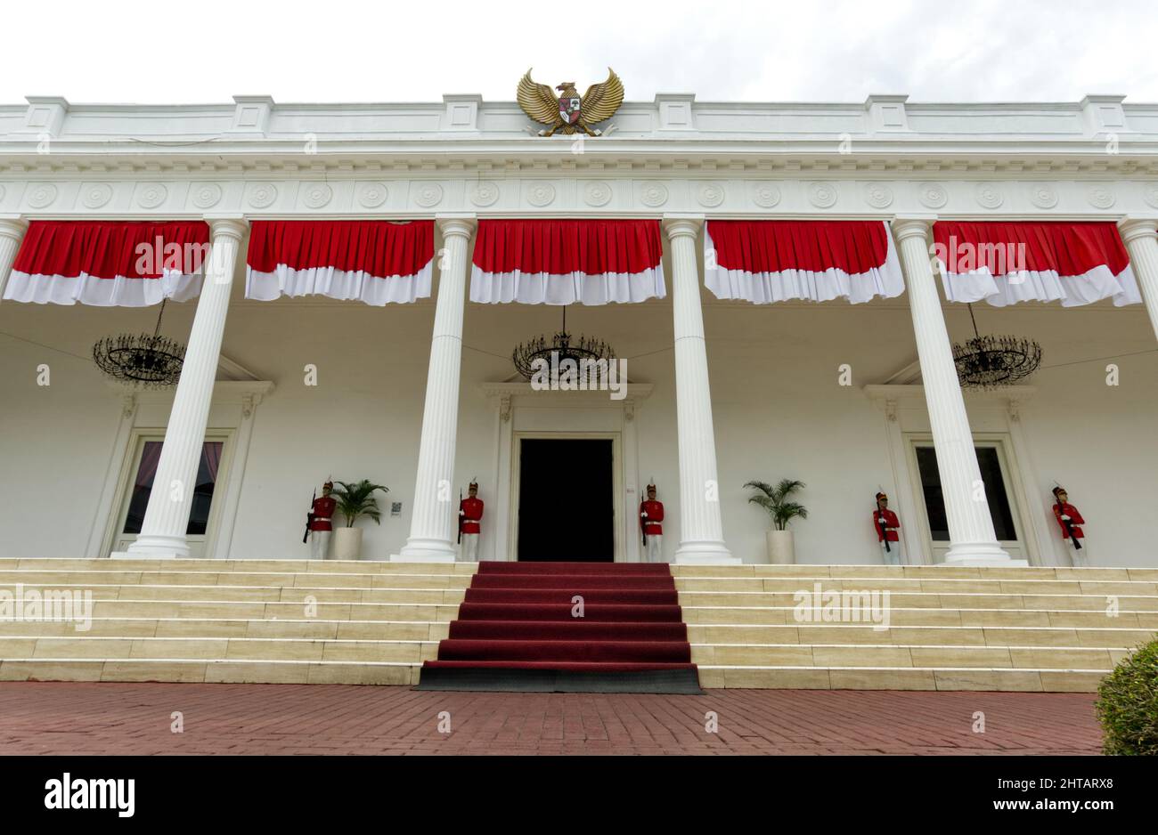 Palazzo Presidenziale della Repubblica di Indonesia. Stile di fotografia di oggetto Foto Stock