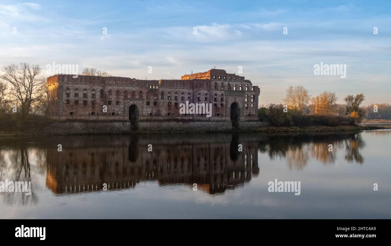 Fortezza di Modlin vicino a Nowy Dwor Mazowiecki, Polonia Foto Stock