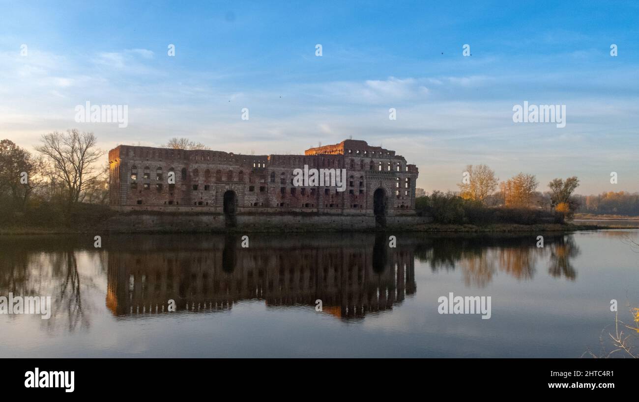 Fortezza di Modlin vicino a Nowy Dwor Mazowiecki, Polonia Foto Stock