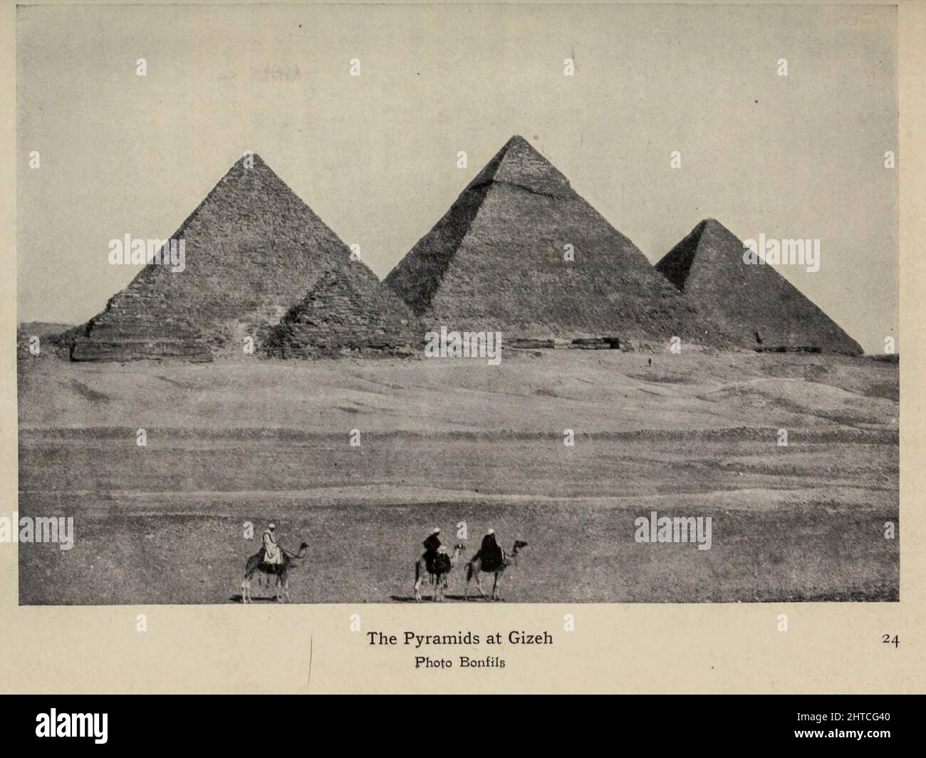 Le Piramidi di Gizeh dal libro " Miti e leggende : antico Egitto " di Lewis Spence, pubblicato Boston : D.D. Nickerson 1910 Foto Stock