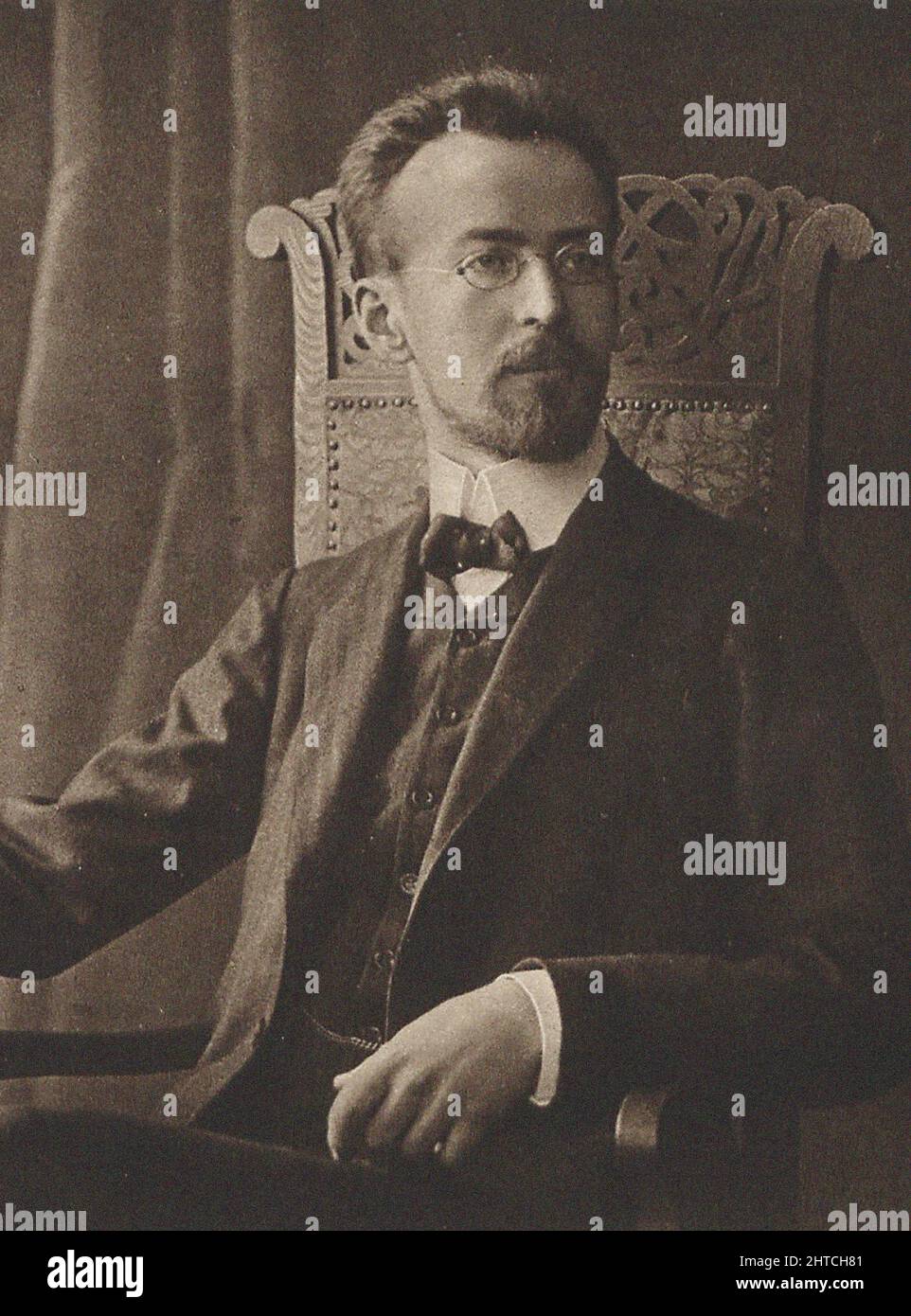 Ritratto del compositore Mieczyslaw Karlowicz (1876-1909). Collezione privata. Foto Stock