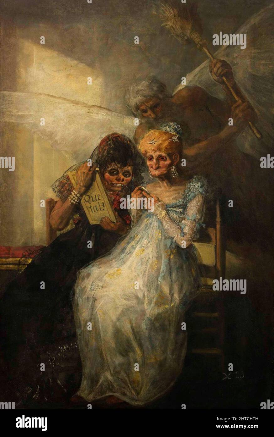 El Tiempo (il tempo e la donna anziana), c. 1810. Trovato nella Collezione del Mus&#xe9;e des Beaux-Arts, Lille. Foto Stock