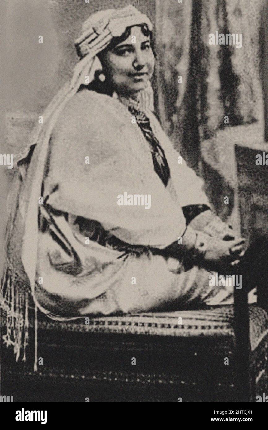 Malak Hifni Nasif (1886-1918). Collezione privata. Foto Stock