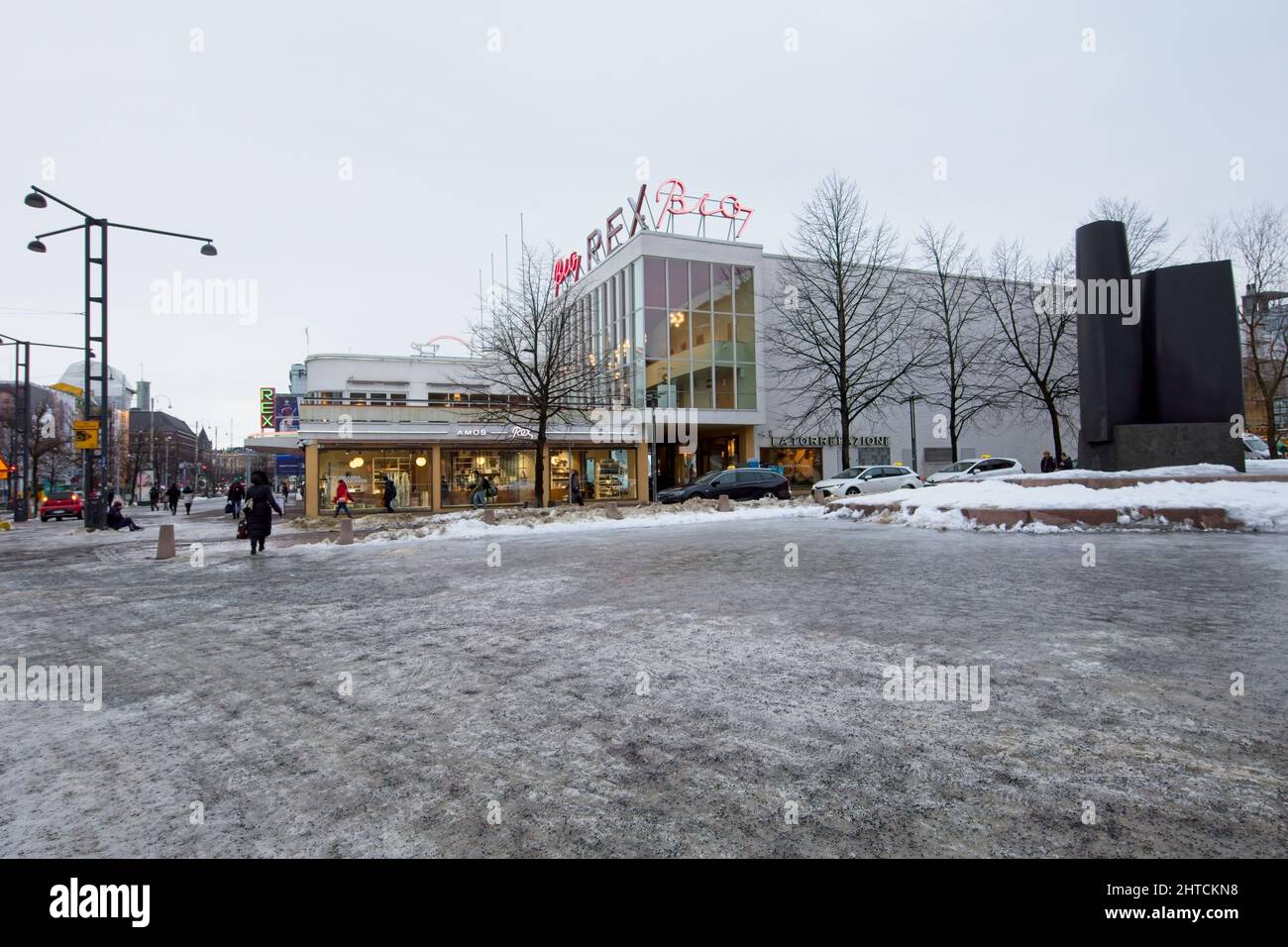 Auditorium del cinema BIO Rex a Helsinki, Finlandia. Foto Stock