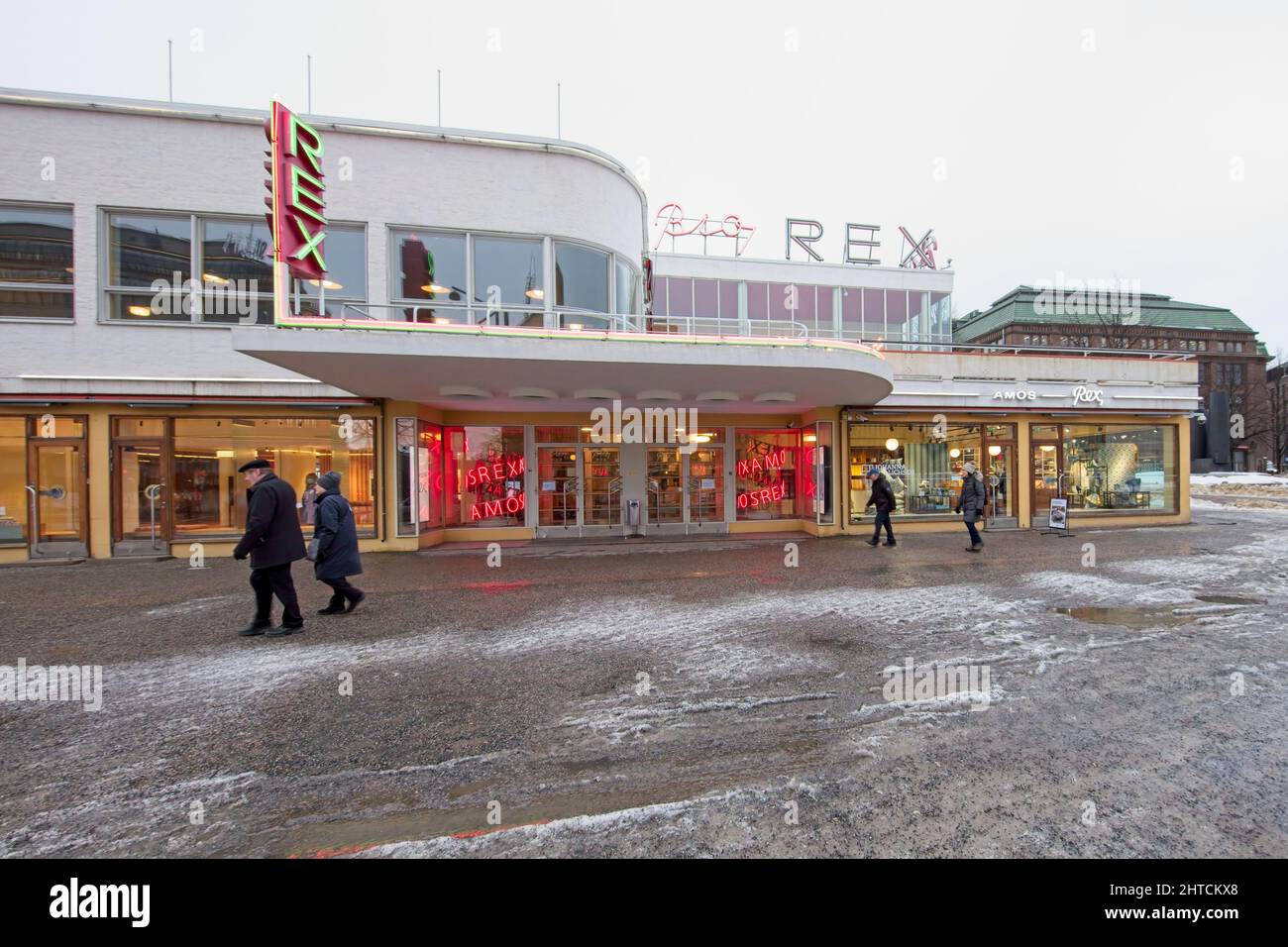 Auditorium del cinema BIO Rex a Helsinki, Finlandia. Foto Stock