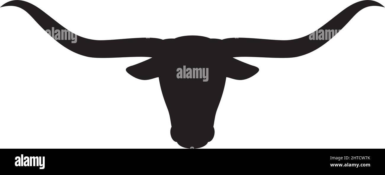 Illustrazione vettoriale di Longhorn Illustrazione Vettoriale