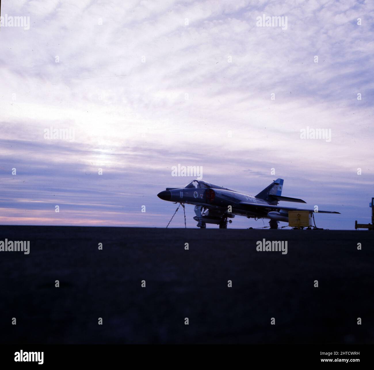 Guerra delle Falklands, 1982. Foto Stock