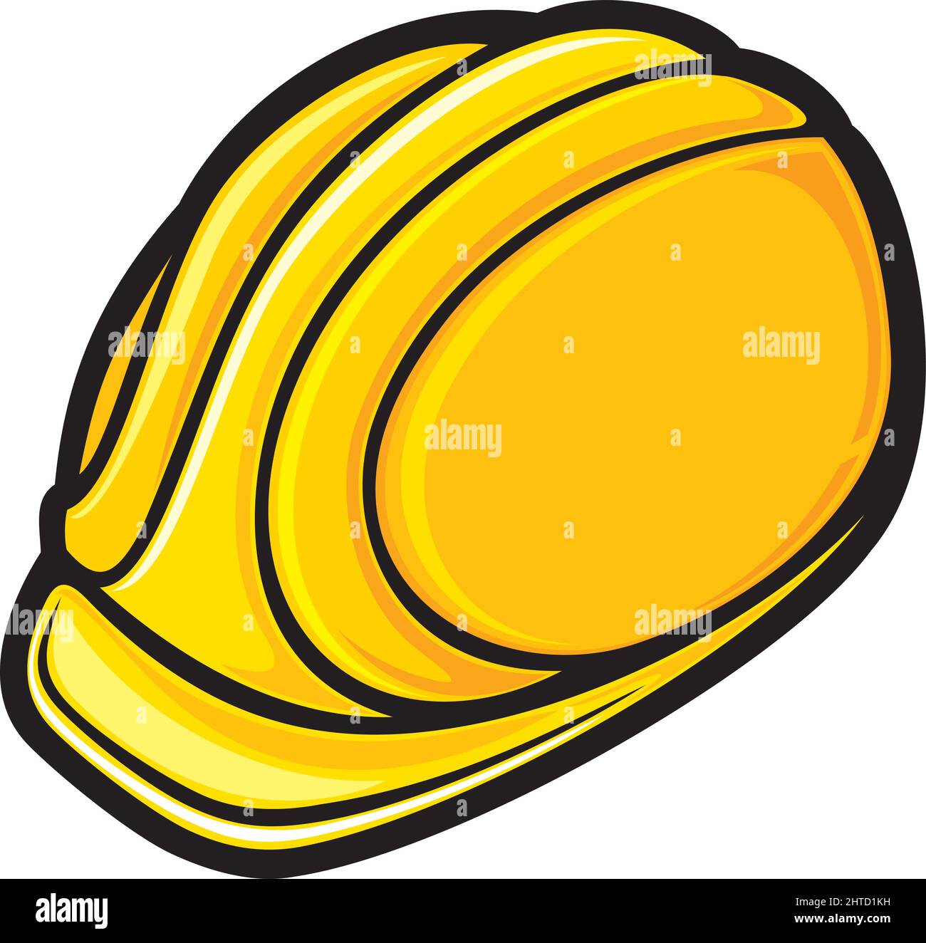 Illustrazione vettoriale dell'elmetto (casco protettivo) per lavoratori edili Illustrazione Vettoriale