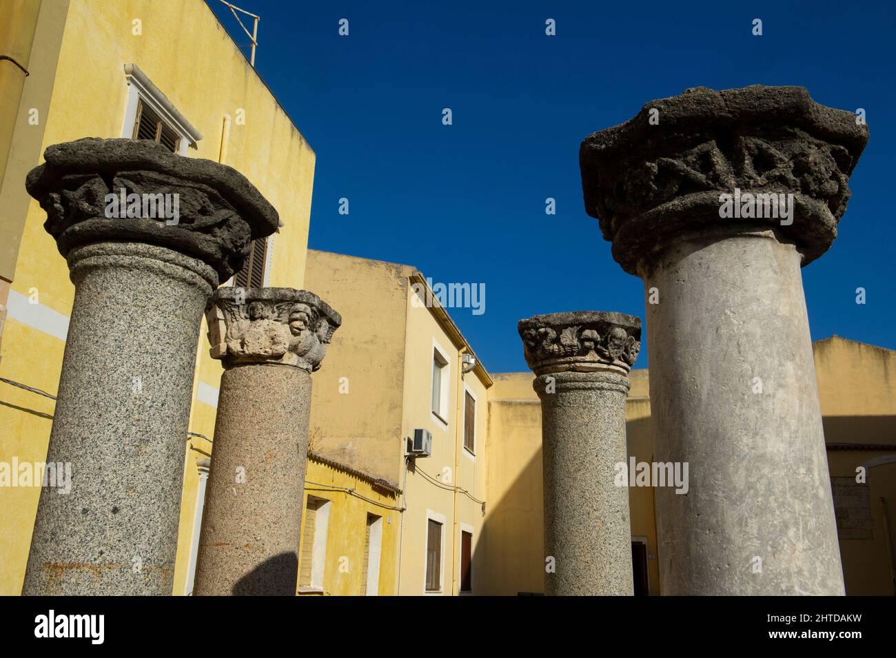 Europa, Italia, Sardegna, Porto Torres, Basilica di San Gavino Foto Stock