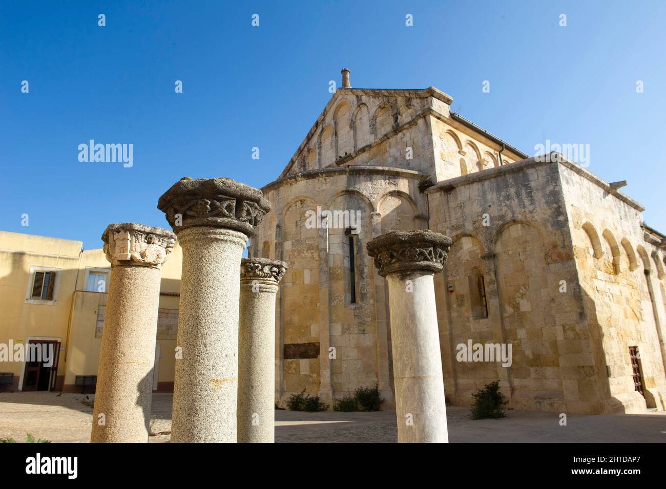 Europa, Italia, Sardegna, Porto Torres, Basilica di San Gavino Foto Stock