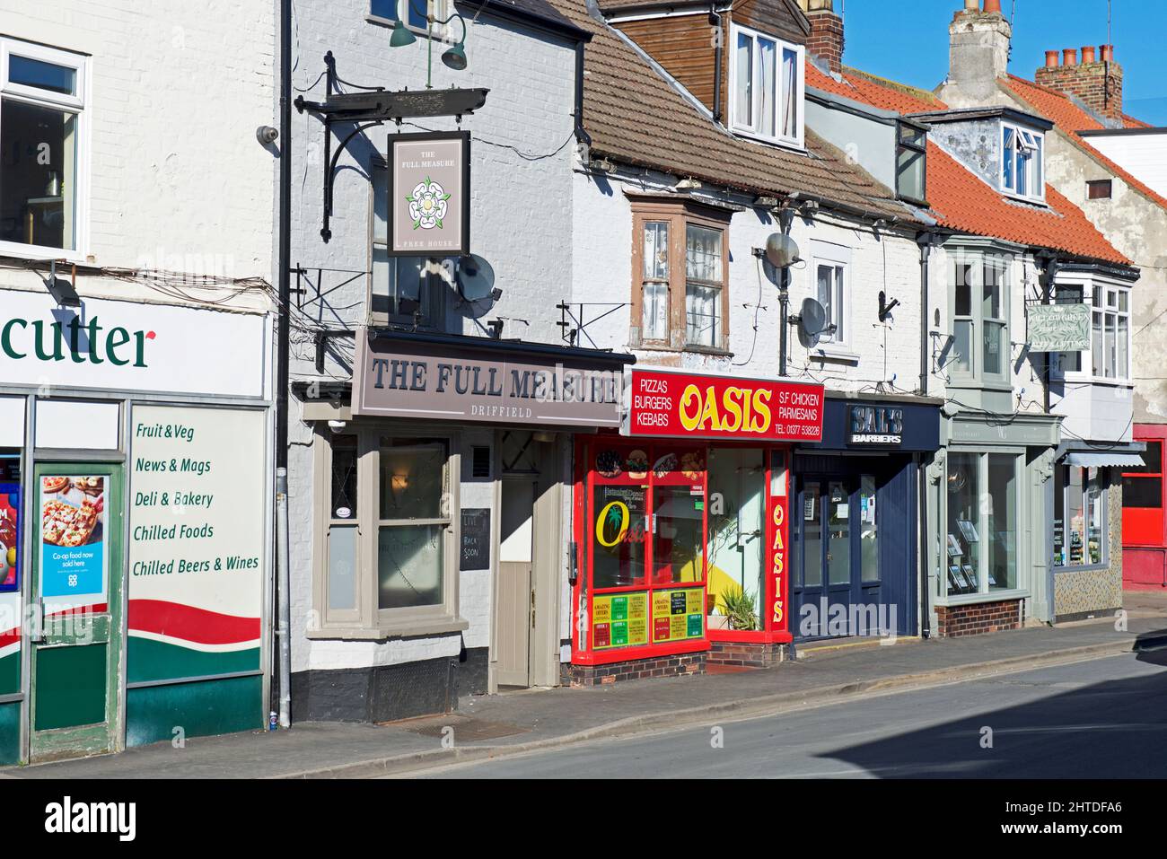 Pub, The Full Measure, a Driffield, East Yorkshire, Inghilterra Regno Unito Foto Stock
