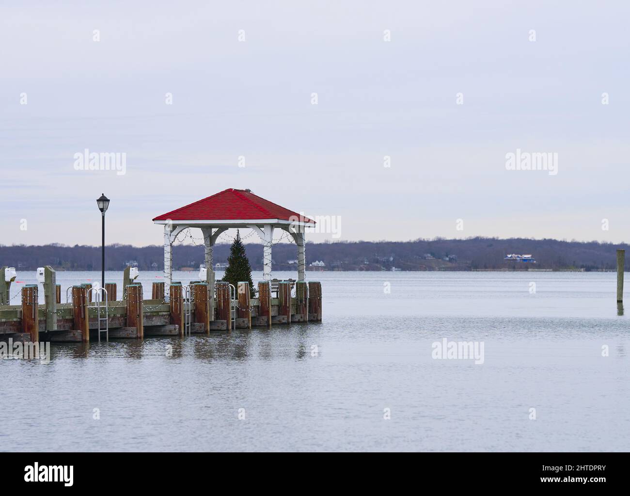 Porticciolo di Northport, Long Island Sound, NY Foto Stock