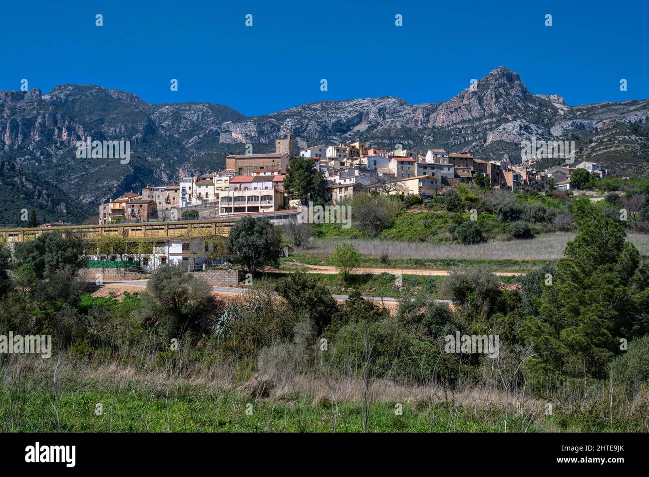 Alfara de Carles, Baix Ebre, Tarragona, Catalogna, Spagna. Foto Stock