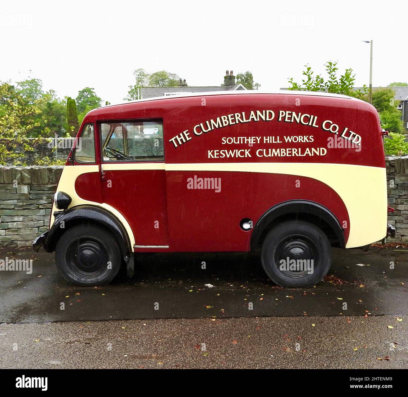 Morris Commercial Van - 1954 - la Cumberland Pencil Company Foto Stock