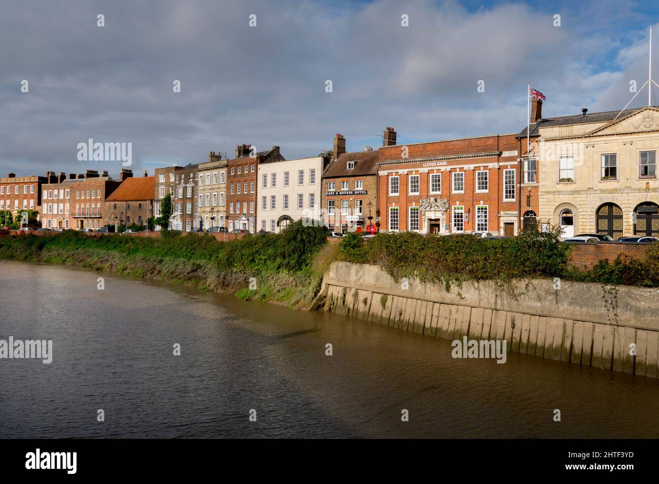 Europa, Regno Unito, Inghilterra, Cambridgeshire, Wisbech Great ouse Foto Stock